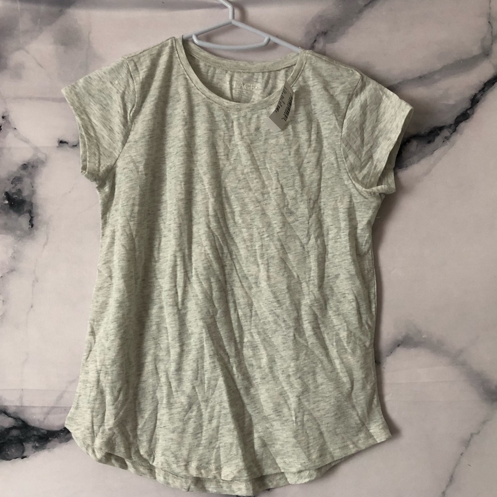 Girls Heather Grey Sleeveless Top